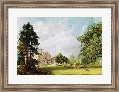 Framed Malvern Hall, Warwickshire, 1821 Print