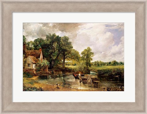 Framed Hay Wain, 1821 Print