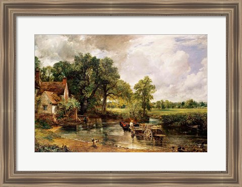 Framed Hay Wain, 1821 Print