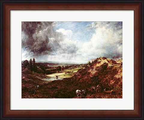 Framed Branch Hill Pond, Hampstead Heath, 1828 Print