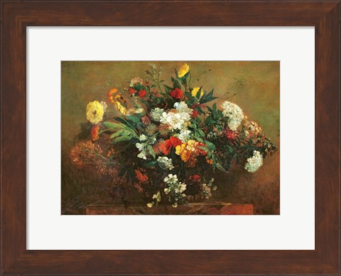 Framed Flowers Print