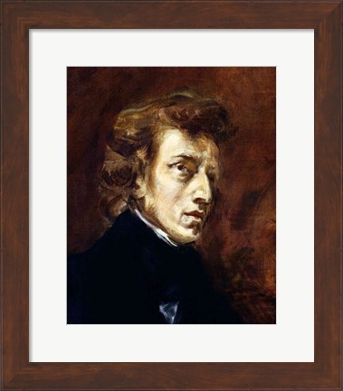 Framed Frederic Chopin Print