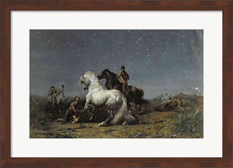 Framed Horse Thieves Print