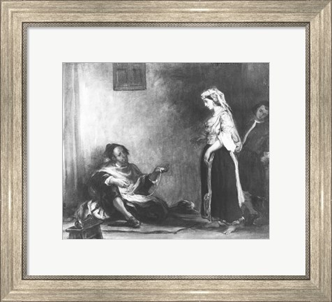 Framed Arab Merchant Print