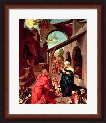 Framed Paumgartner Altarpiece, c.1500 Print