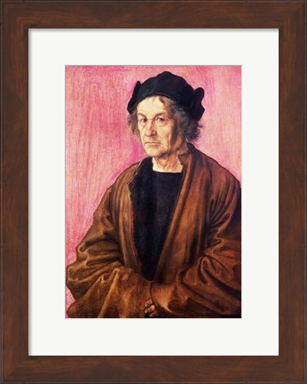 Framed Albrecht Durer&#39;s Father, 1497 Print