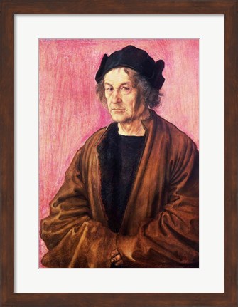 Framed Albrecht Durer&#39;s Father, 1497 Print