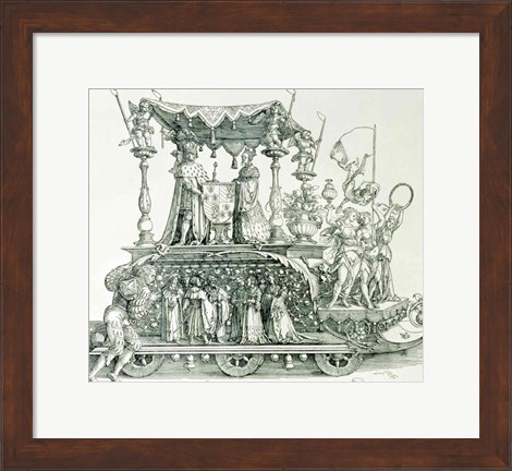 Framed Burgundian Marriage Print