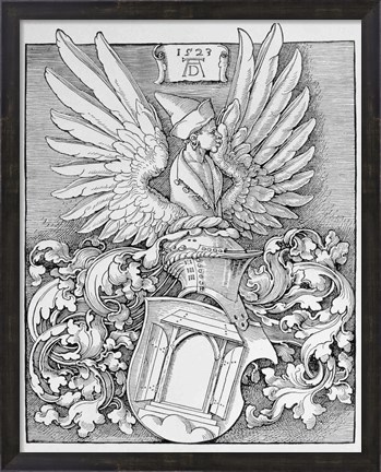 Framed Coat of Arms of the Durer Family Print