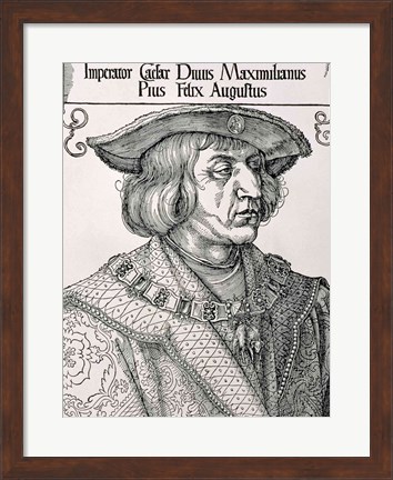 Framed Emperor Maximilian I of Germany Print