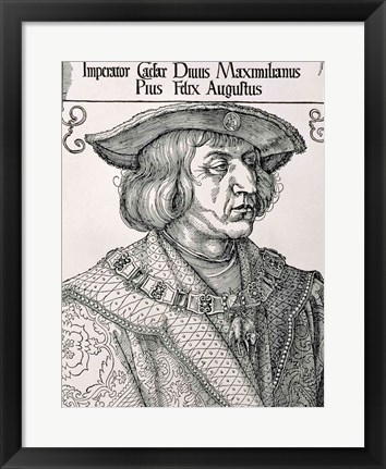 Framed Emperor Maximilian I of Germany Print