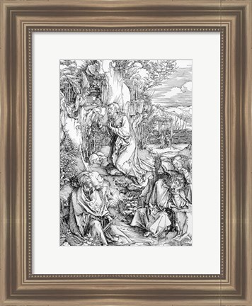 Framed Agony in the Garden from the &#39;Great Passion&#39; Print