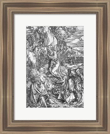 Framed Jesus Christ on the Mount of Olives Print