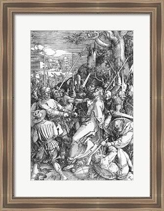 Framed Arrest of Jesus Christ, 1510 Print