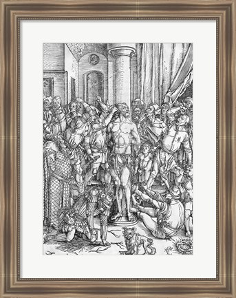 Framed Flagellation of Jesus Christ Print