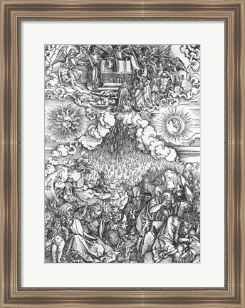 Framed Scene from the Apocalypse, The Opening of the Fifth and Sixth Seals Print