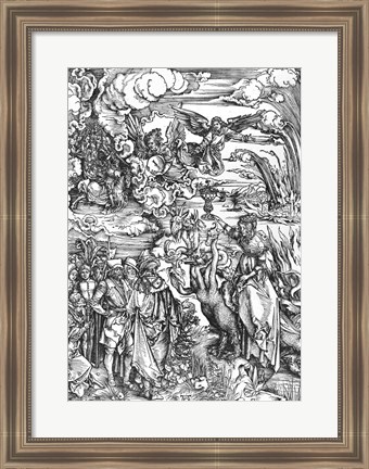 Framed Scene from the Apocalypse, the great Babylonian whore Print