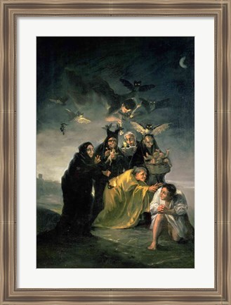 Framed Witches&#39; Sabbath Print