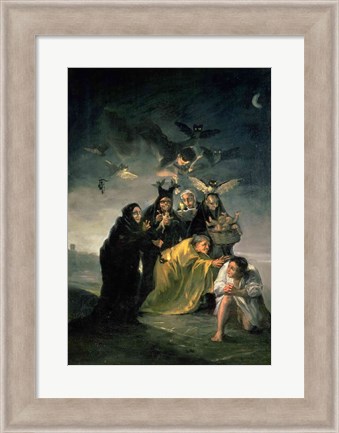 Framed Witches&#39; Sabbath Print