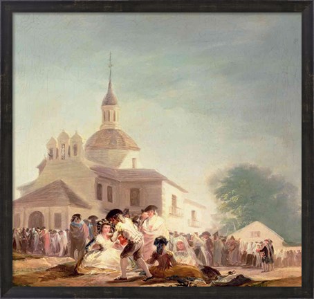 Framed Hermitage of San Isidro, Madrid, 1788 Print