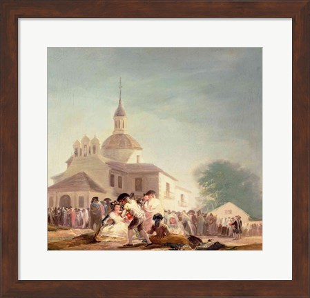 Framed Hermitage of San Isidro, Madrid, 1788 Print