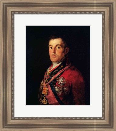 Framed Duke of Wellington Print