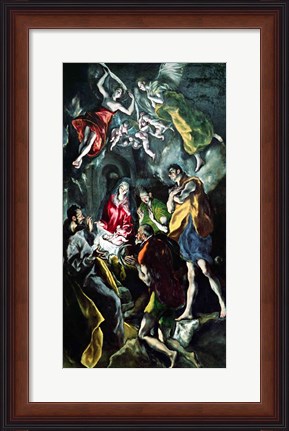 Framed Adoration of the Shepherds Print