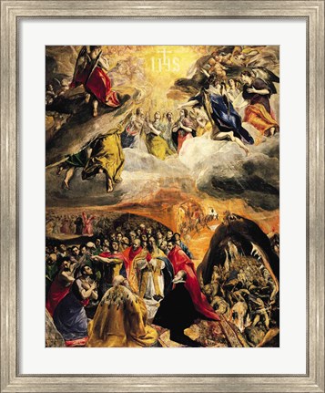 Framed Adoration of the Name of Jesus, c.1578 Print