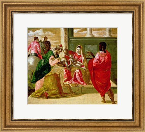 Framed Adoration of the Magi Print