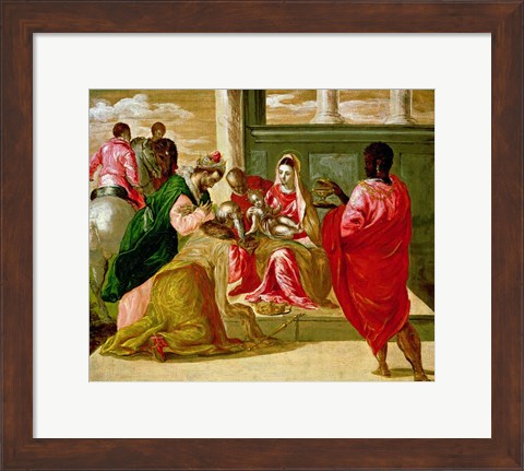 Framed Adoration of the Magi Print