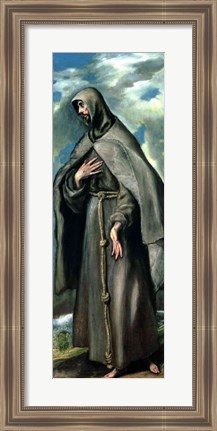 Framed St.Francis of Assisi Print