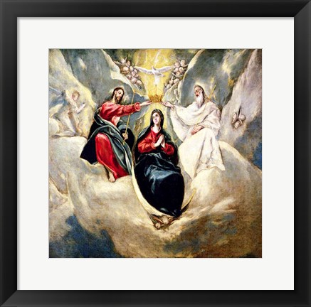 Framed Coronation of the Virgin Print