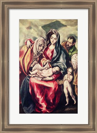 Framed Holy Family Print