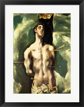 Framed St. Sebastian Print