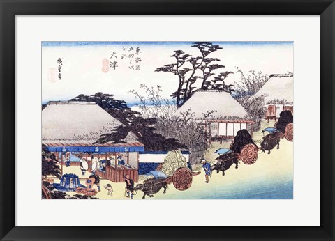 Framed Teahouse at the Spring Print