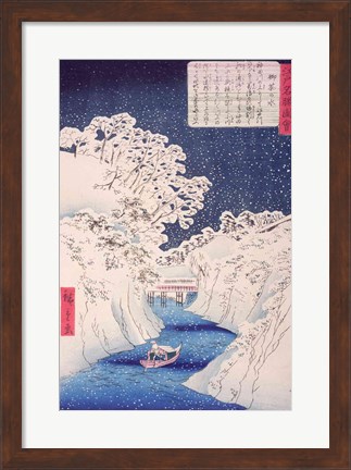 Framed Views of Edo Print