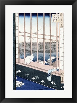 Framed Asakusa Rice Fields Print