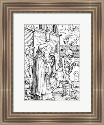 Framed Death and the Parish Priest Print