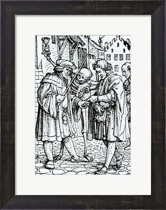 Framed Death and the Barrister Print