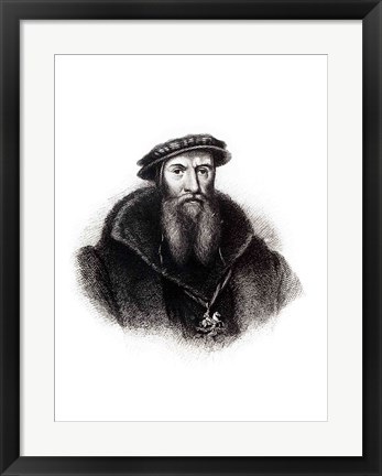 Framed Portrait of William, First Lord Paget Print