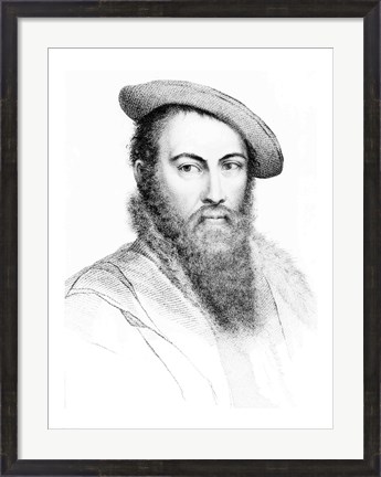 Framed Sir Thomas Wyatt Print