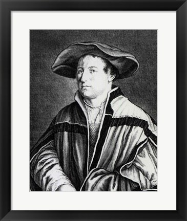 Framed Hans Holbein the Younger Print