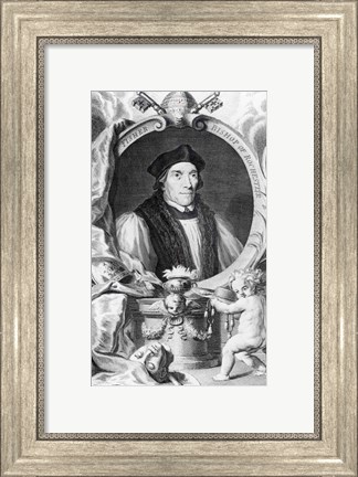 Framed John Fisher, Bishop of Rochester Print