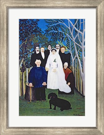 Framed wedding party Print