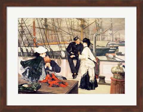 Framed Captain and the Mate, 1873 Print