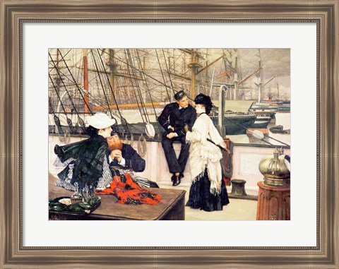 Framed Captain and the Mate, 1873 Print