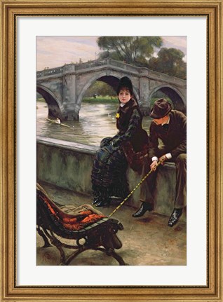 Framed Richmond Bridge, c.1878 Print