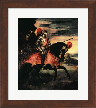 Framed Emperor Charles V Print