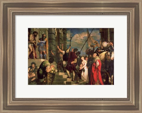 Framed Ecce Homo, 1543 Print