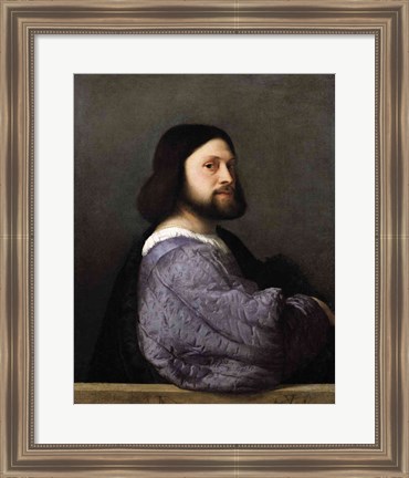 Framed Portrait of a Man Print